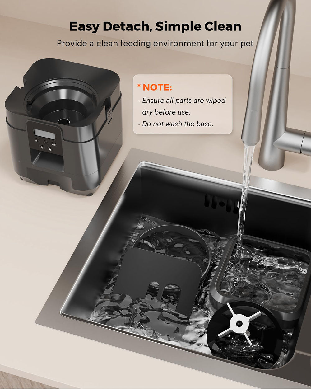 Smart Automatic Pet Feeder - Timed Food Dispenser & Slow Feeding Bowl for Cats and Dogs