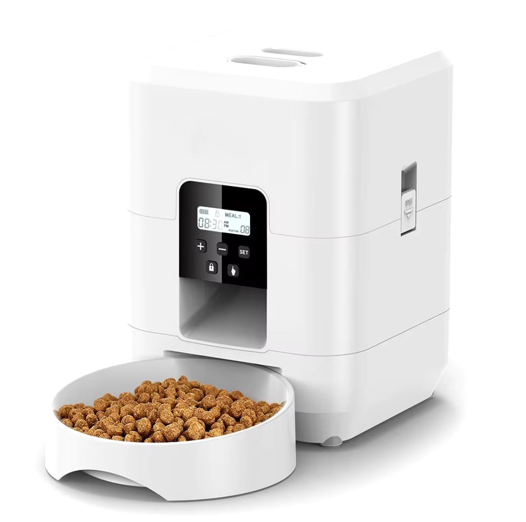 Smart Automatic Pet Feeder - Timed Food Dispenser & Slow Feeding Bowl for Cats and Dogs